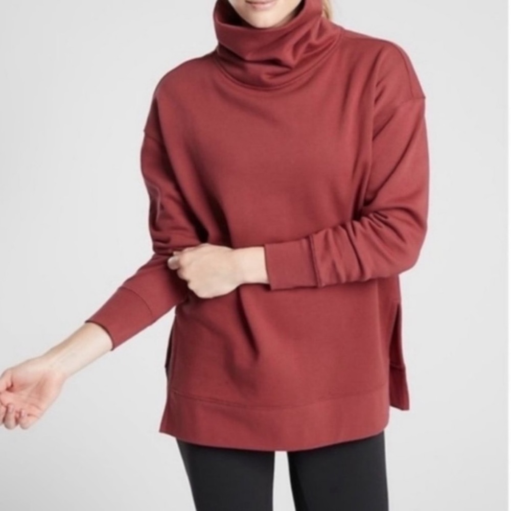 Athleta Funnel neck sweatshirt- read description